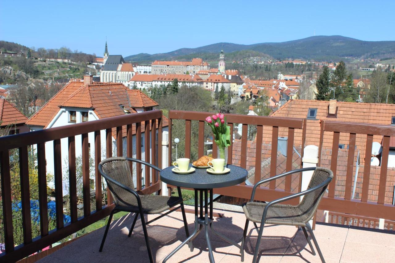 Ubytování s vyhlídkou Český Krumlov Esterno foto